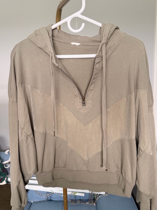 Unknown Jackets & Blazers - Hooded Bomber Pullover Half Zip Jacket